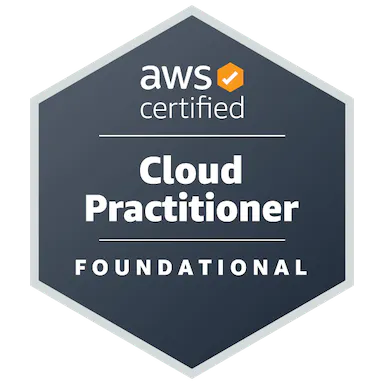 Certification badge of Certified Cloud Practitioner